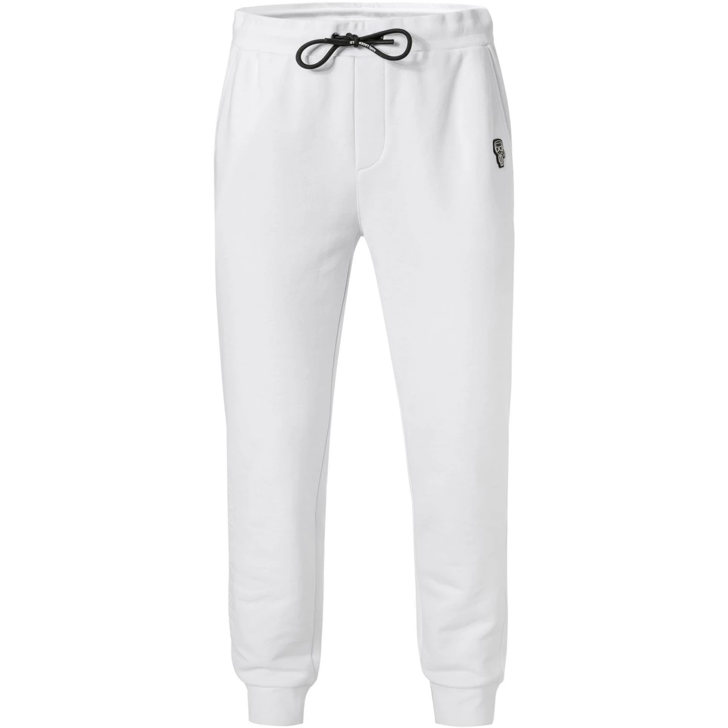 KARL LAGERFELD Sweathose 705075/0/512900/10 Sweatpants, Baumwolle, Weiß 1 KARL LAGERFELD Sweathose 705075/0/512900/10 Sweatpants, Baumwolle, Weiß