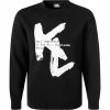 KARL LAGERFELD Pullover 705002/0/512913/990 Sweatshirt, Baumwolle, Schwarz