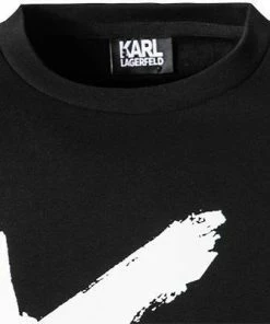 KARL LAGERFELD Pullover 705002/0/512913/990 Sweatshirt, Baumwolle, Schwarz -schlechtchritte 372031 norm2