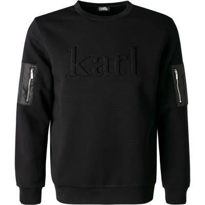 KARL LAGERFELD Sweatshirt 705000/0/512913/990 Baumwolle, Schwarz 2 KARL LAGERFELD Sweatshirt 705000/0/512913/990 Baumwolle, Schwarz – Bild 2