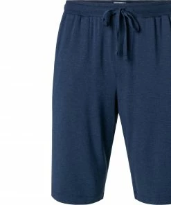HANRO Short Pants Casuals 07 5039/1610 Pyjamashorts, Viskose, Navy meliert, Deep navy