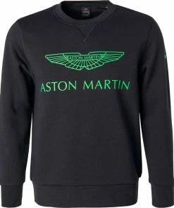 HACKETT Pullover HM580905/595 Sweatshirt, ASTON MARTIN, Baumwolle, Navy