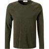 American Vintage Longsleeve MSON24G/pesto vintage Baumwolle, Grün meliert