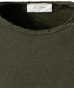 American Vintage Longsleeve MSON24G/pesto vintage Baumwolle, Grün meliert -schlechtchritte 373059 norm2