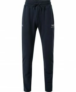 schlechtchritte 17 HACKETT Sweathose HM580909/5CW Sweatpants, Baumwolle, Navy, Navy-grün