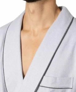 Novila Hausmantel Lord 9605/046/9 Flanell, Platin meliert, Platin 6 Novila Hausmantel Lord 9605/046/9 Flanell, Platin meliert, Platin -schlechtchritte 373497 norm2