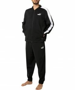 PUMA Trainingsanzug 585843/0001 Mikrofaser, Schwarz