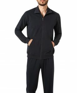 CALIDA Sweatjacke 15281/479 Baumwolle, Dunkelblau