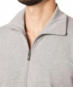 CALIDA Sweatjacke 15281/991 Baumwolle, Grau meliert, Grau -schlechtchritte 374207 norm2