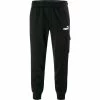 PUMA Cargohose 845802/0001 Sweatpants, Regular Fit, Baumwolle, Schwarz