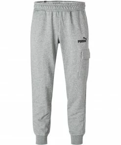 PUMA Cargohose 845802/0003 Sweatpants, Regular Fit, Baumwolle, Grau