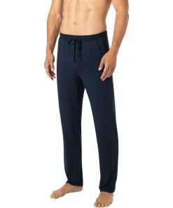 HANRO Long Pants Casuals 07 5040/1610 Pyjamahose, Baumwolle, Dunkelblau , Deep navy
