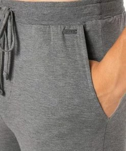 HANRO Long Pants Casuals 07 5040/1945 Pyjamahose, Baumwolle, Grau meliert, Stone melange -schlechtchritte 374400 norm3