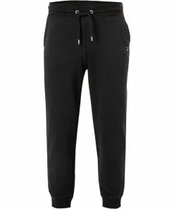 Gant Sweathose 2049009/5 Sweatpants, Baumwolle, Schwarz