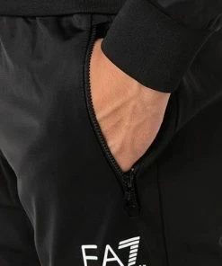 EA7 Trainingsanzug 6KPV59/PJ08Z/1200 Mikrofaser, Schwarz -schlechtchritte 374654 norm5