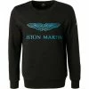 HACKETT Pullover HM580905/999 Sweatshirt, ASTON MARTIN, Baumwolle, Schwarz