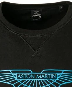 HACKETT Pullover HM580905/999 Sweatshirt, ASTON MARTIN, Baumwolle, Schwarz -schlechtchritte 374753 norm2