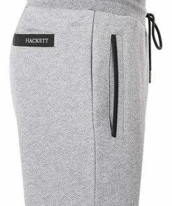 HACKETT Sweathose HM580935/933 Sweatpants, Classic Fit, Baumwolle, Grau meliert, Grau -schlechtchritte 375318 norm3