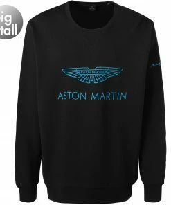 HACKETT Sweatshirt HM580944/999 ASTON MARTIN, Baumwolle, Schwarz