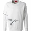 HUGO Sweatshirt Dollins 50457096/100 Baumwolle, Weiß