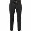 BOGGI MILANO Sweatpants BO21A0153/06 Mikrofaser, Schwarz