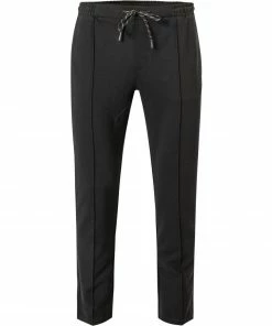 BOGGI MILANO Sweatpants BO21A0153/06 Mikrofaser, Schwarz