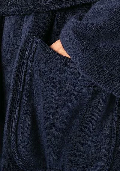 Polo Ralph Lauren Bademantel 714854533/001 Frottee Logo-Print am Rückteil, Navy-grau, Navy 5 Polo Ralph Lauren Bademantel 714854533/001 Frottee Logo-Print am Rückteil, Navy-grau, Navy – Bild 5