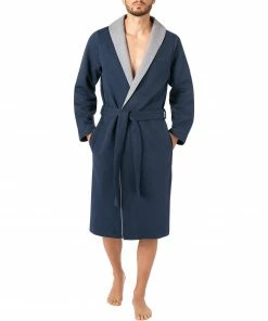 BOSS Hausmantel Limited 50460402/402 Jersey, Dunkelblau