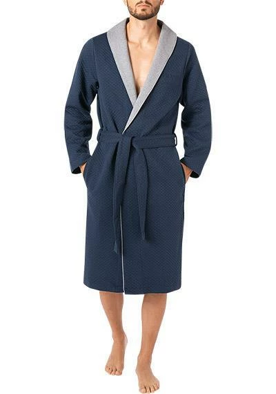 BOSS Hausmantel Limited 50460402/402 Jersey, Dunkelblau 2 BOSS Hausmantel Limited 50460402/402 Jersey, Dunkelblau – Bild 2