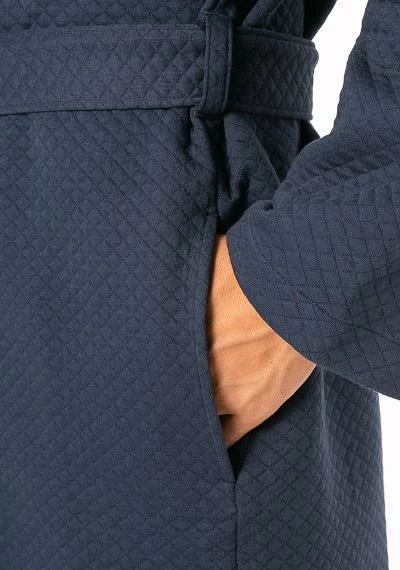 BOSS Hausmantel Limited 50460402/402 Jersey, Dunkelblau 4 BOSS Hausmantel Limited 50460402/402 Jersey, Dunkelblau – Bild 4