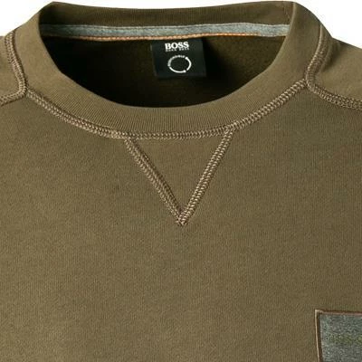 BOSS Sweatshirt Westart 50462769/308 Baumwolle, Khaki 3 BOSS Sweatshirt Westart 50462769/308 Baumwolle, Khaki – Bild 3