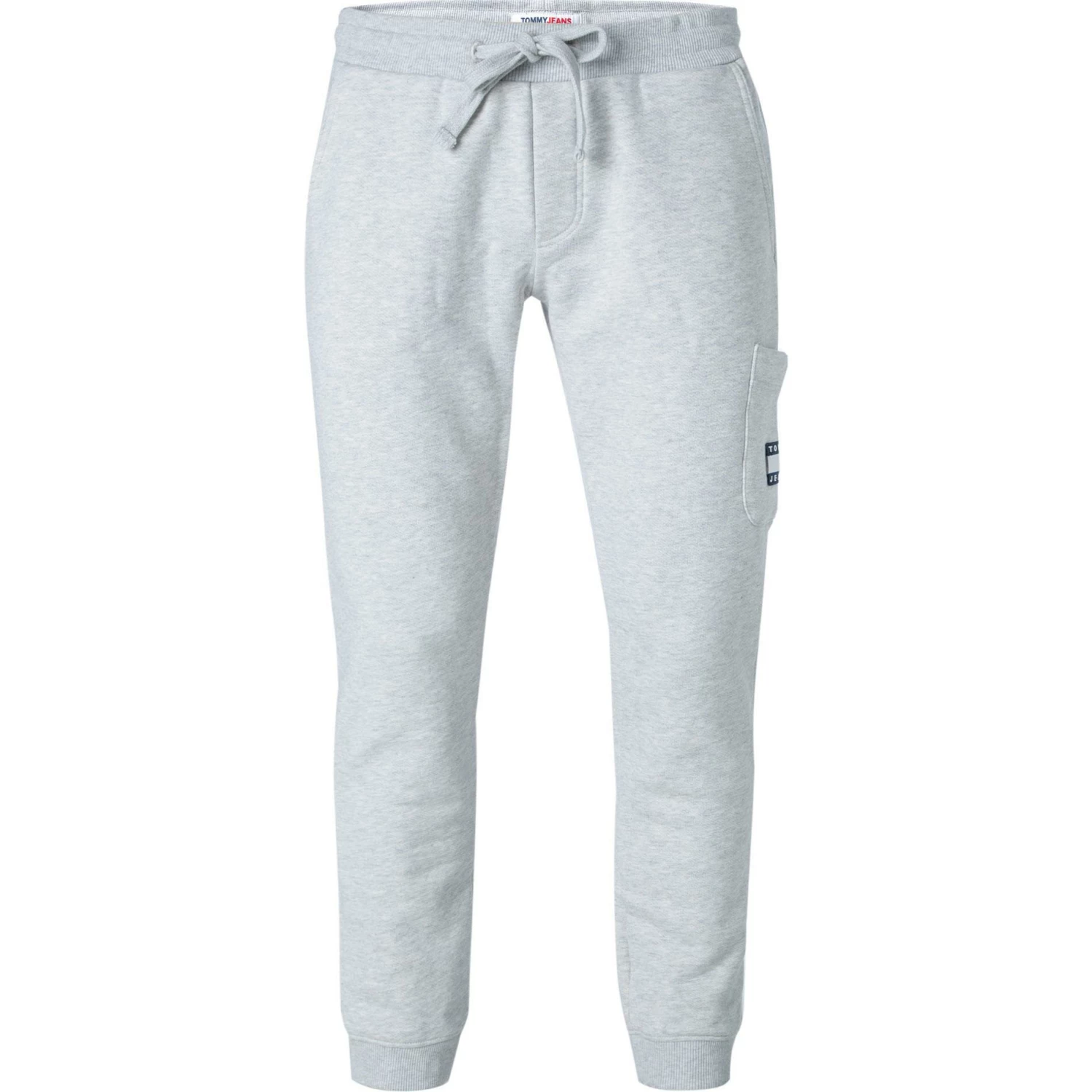 TOMMY JEANS Sweathose DM0DM11221/PJ4 Sweathpants, Bio Baumwolle, Hellgrau meliert, Hellgrau 1 TOMMY JEANS Sweathose DM0DM11221/PJ4 Sweathpants, Bio Baumwolle, Hellgrau meliert, Hellgrau