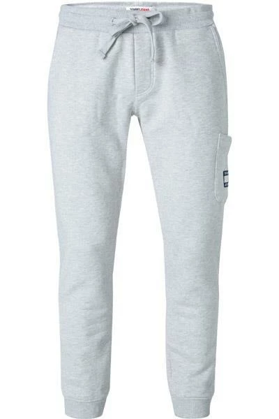 TOMMY JEANS Sweathose DM0DM11221/PJ4 Sweathpants, Bio Baumwolle, Hellgrau meliert, Hellgrau 2 TOMMY JEANS Sweathose DM0DM11221/PJ4 Sweathpants, Bio Baumwolle, Hellgrau meliert, Hellgrau – Bild 2