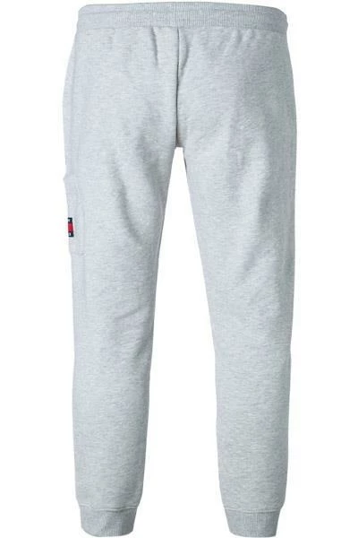 TOMMY JEANS Sweathose DM0DM11221/PJ4 Sweathpants, Bio Baumwolle, Hellgrau meliert, Hellgrau 3 TOMMY JEANS Sweathose DM0DM11221/PJ4 Sweathpants, Bio Baumwolle, Hellgrau meliert, Hellgrau – Bild 3