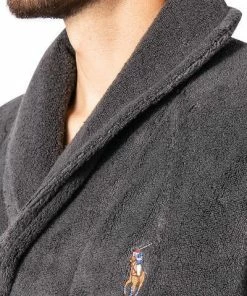 Polo Ralph Lauren Bademantel 714852627/002 Baumwolle, Dunkelgrau -schlechtchritte 376733 norm2