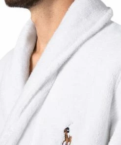Polo Ralph Lauren Bademantel 714852627/001 Baumwolle, Weiß -schlechtchritte 376734 norm2