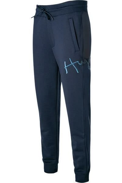 HUGO Sweathose Dartini 50457121/405 Sweatpants, Bio Baumwolle, Dunkelblau 3 HUGO Sweathose Dartini 50457121/405 Sweatpants, Bio Baumwolle, Dunkelblau – Bild 3