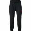 HUGO Sweathose Dartini 50457121/001 Sweatpants, Bio Baumwolle, Schwarz