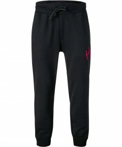 HUGO Sweathose Dartini 50457121/001 Sweatpants, Bio Baumwolle, Schwarz