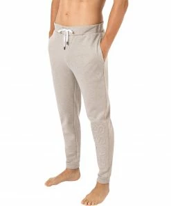 BOSS Pants Contemp 50460385/270 Jogginghose, Baumwolle, Beige meliert, Beige