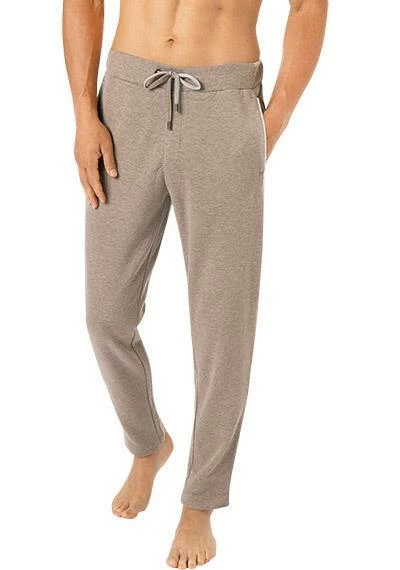 BOSS Pants Cashmere 50460397/260 Pyjamahose, Baumwolle-Kaschmir, Beige meliert, Beige 2 BOSS Pants Cashmere 50460397/260 Pyjamahose, Baumwolle-Kaschmir, Beige meliert, Beige – Bild 2