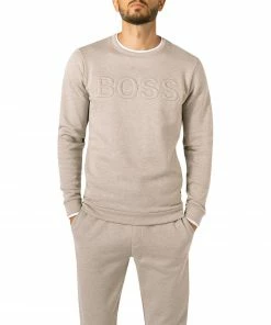 BOSS Sweatshirt Contem 50460393/270 Baumwolle, Beige meliert, Beige