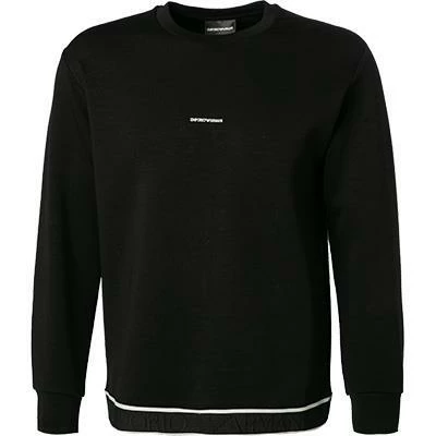 EMPORIO ARMANI Sweatshirt 6K1M74/1JHSZ/0999 Baumwolle, Schwarz 2 EMPORIO ARMANI Sweatshirt 6K1M74/1JHSZ/0999 Baumwolle, Schwarz – Bild 2