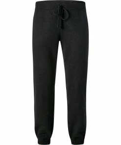 American Vintage Jogginhose MTAD05A/noir Jogpants, Merinowolle, Schwarz