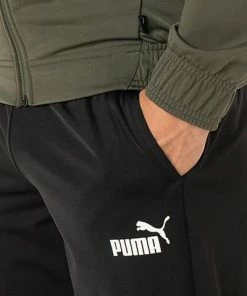 PUMA Trainingsanzug 845844/0044 Regular Fit, Mikrofaser, Olivgrün, Olive -schlechtchritte 377969 norm5
