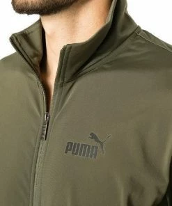PUMA Trainingsanzug 845845/0044 Regular Fit, Mikrofaser, Olivgrün, Olive -schlechtchritte 377972 norm2