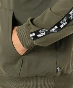 PUMA Trainingsanzug 845845/0044 Regular Fit, Mikrofaser, Olivgrün, Olive -schlechtchritte 377972 norm3