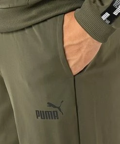 PUMA Trainingsanzug 845845/0044 Regular Fit, Mikrofaser, Olivgrün, Olive -schlechtchritte 377972 norm5