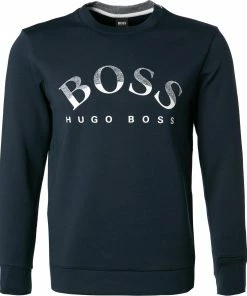BOSS Sweatshirt Salbo 50457020/410 Baumwolle, Navy
