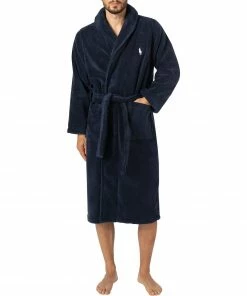 Polo Ralph Lauren Kimono 714853990/001 Bademantel, Baumwolle, Marineblau, Marine
